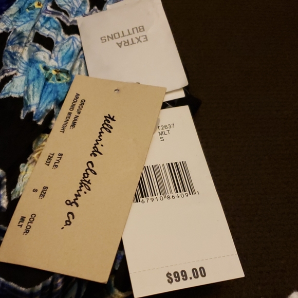 TELLURIDE CLOTHING CO. TOP SIZE SMALL - Picture 12 of 13